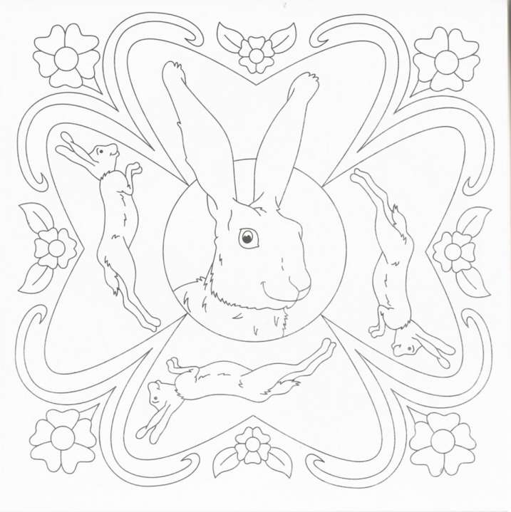 Colorea mandalas. Animales