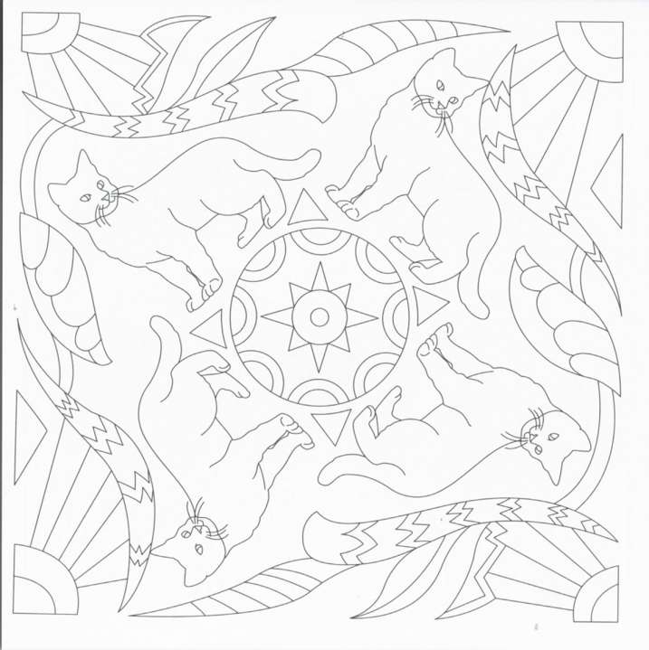 Colorea mandalas. Animales