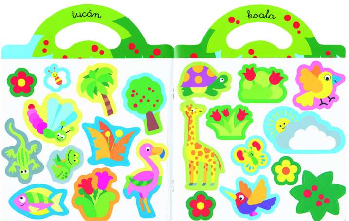 Pinta y pega los animalitos...