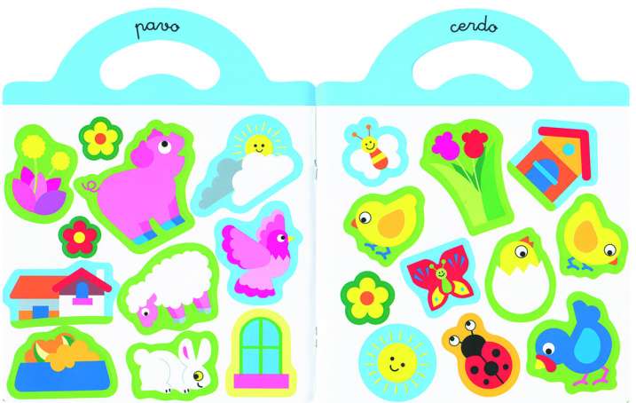 Pinta y pega los animalitos...