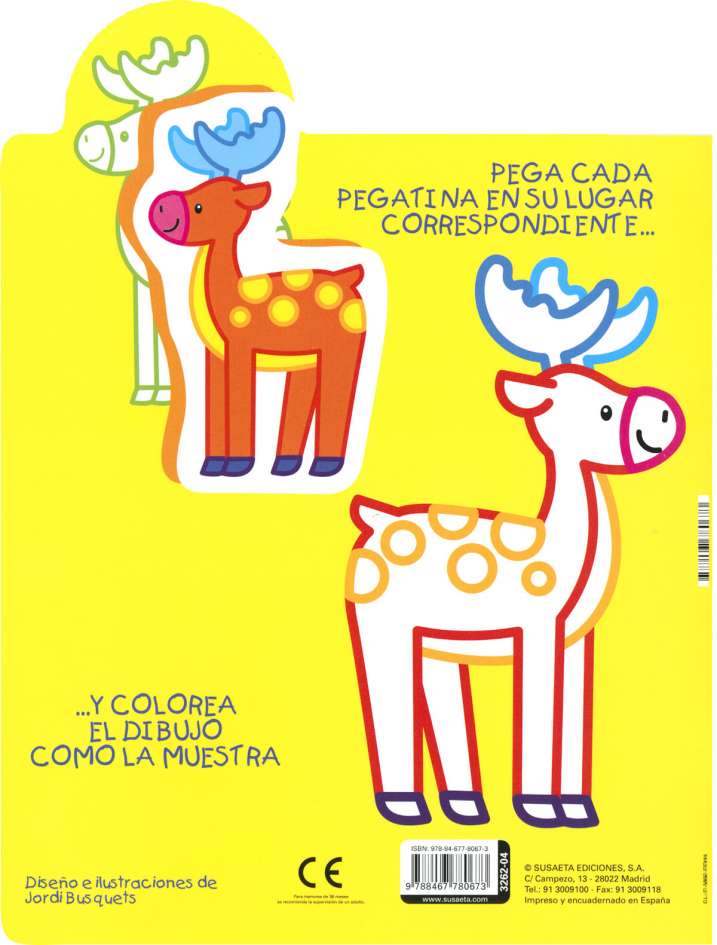 ¡Yo pego, yo coloreo! 4-5 años