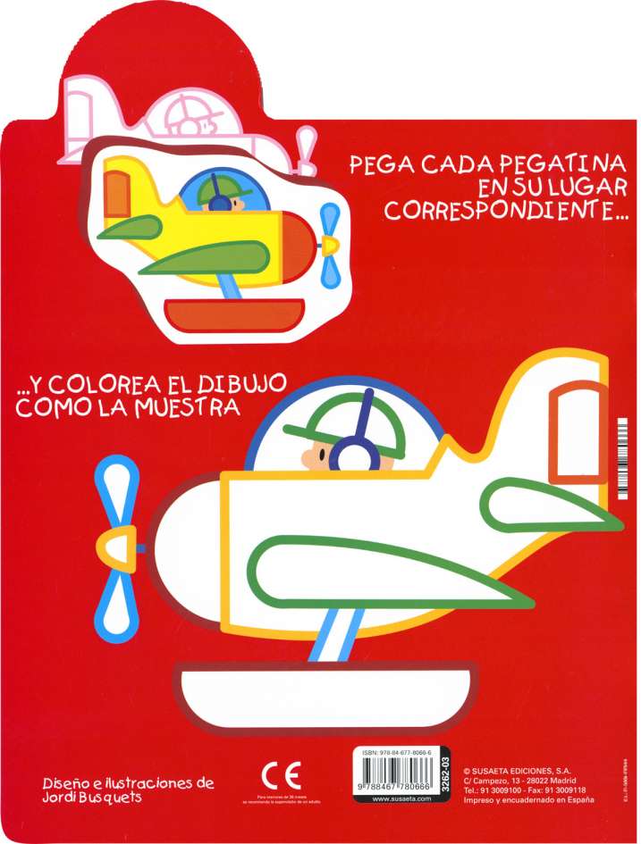 ¡Yo pego, yo coloreo! 4-5 años