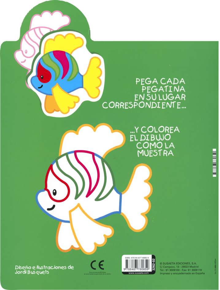 ¡Yo pego, yo coloreo! 4-5 años