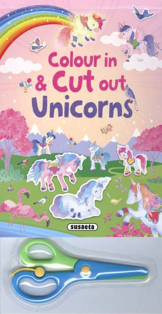 Colour in & cut out unicorns