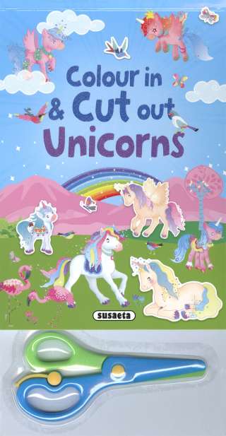 Colour in & cut out unicorns