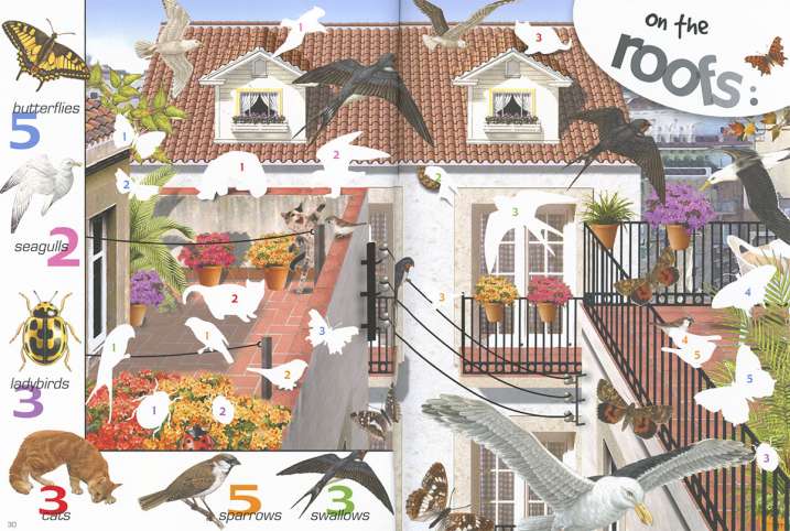 1000 animals find and stick