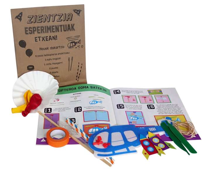 Zientzia esperimentuak etxean!