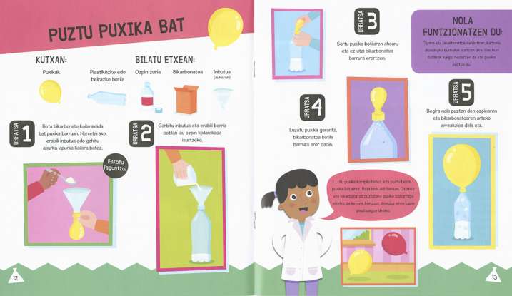 Zientzia esperimentuak etxean!