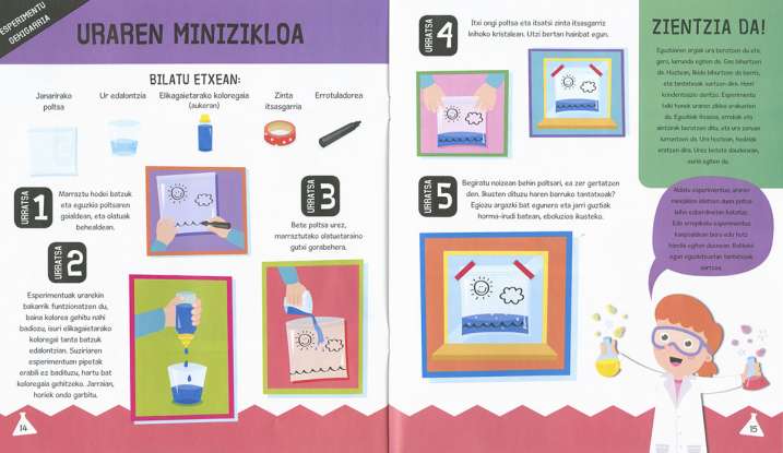 Zientzia esperimentuak etxean!