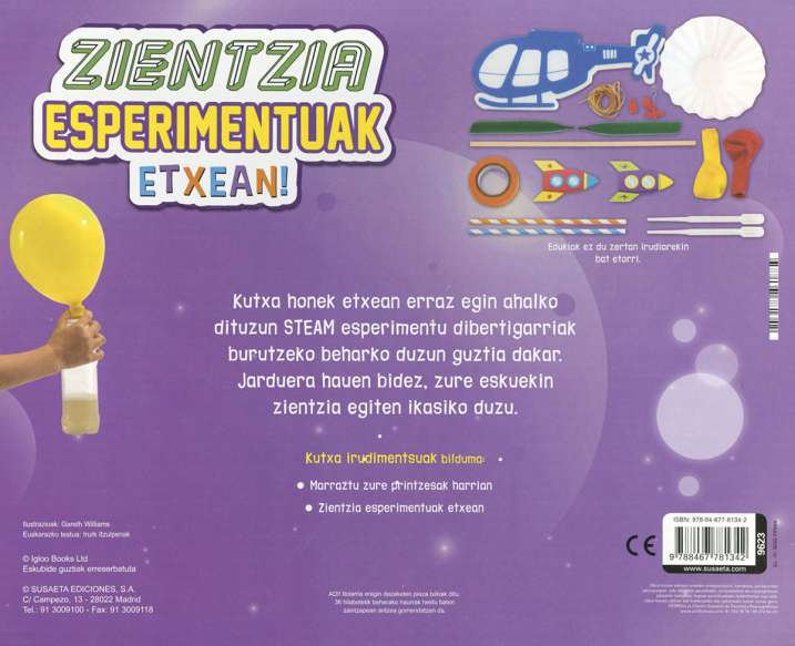 Zientzia esperimentuak etxean!