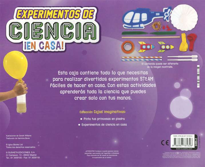 Experimentos de ciencia en...