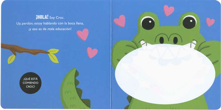 Croc se lava los dientes