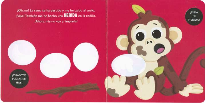 El monito y la tirita