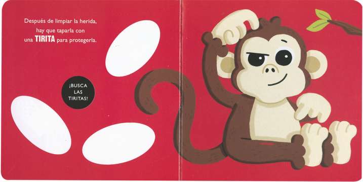 El monito y la tirita