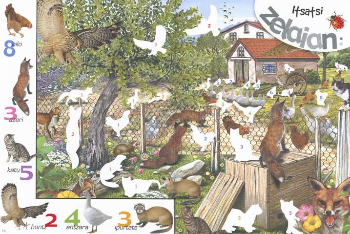 1000 animalia bilatu