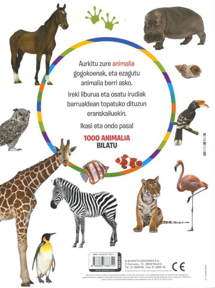 1000 animalia bilatu