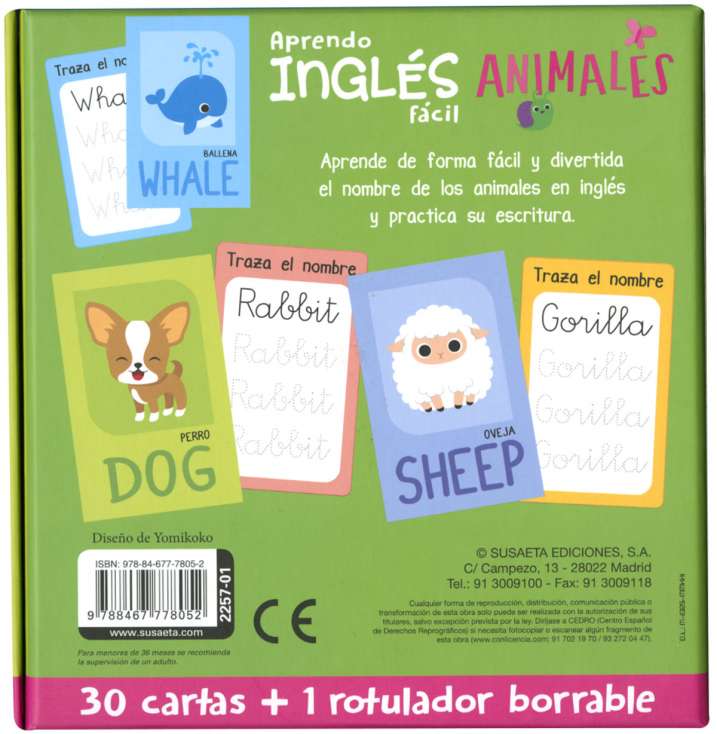 Aprendo inglés fácil. Animales