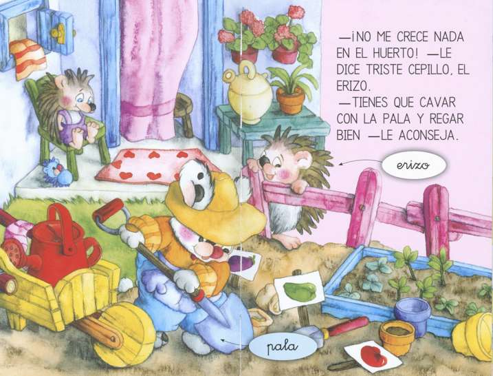 El conejito jardinero