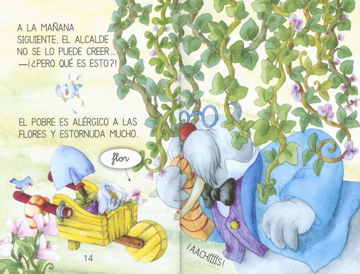 El conejito jardinero