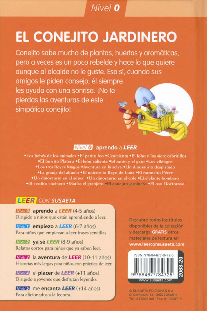 El conejito jardinero