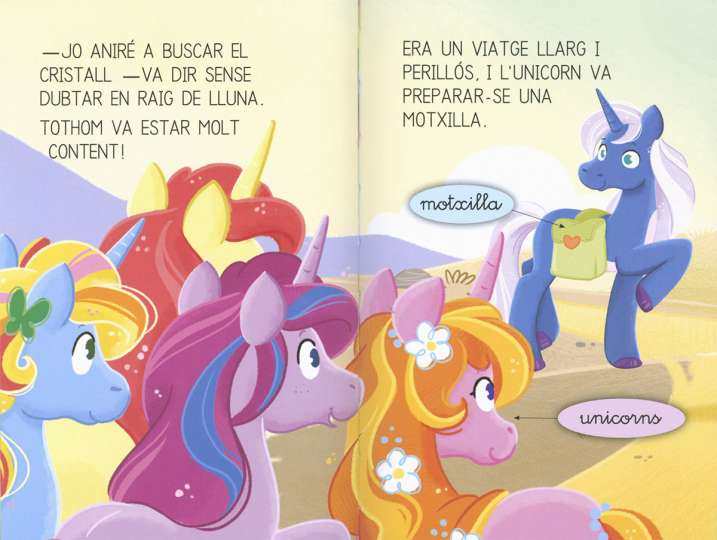 L´unicorn raig de lluna