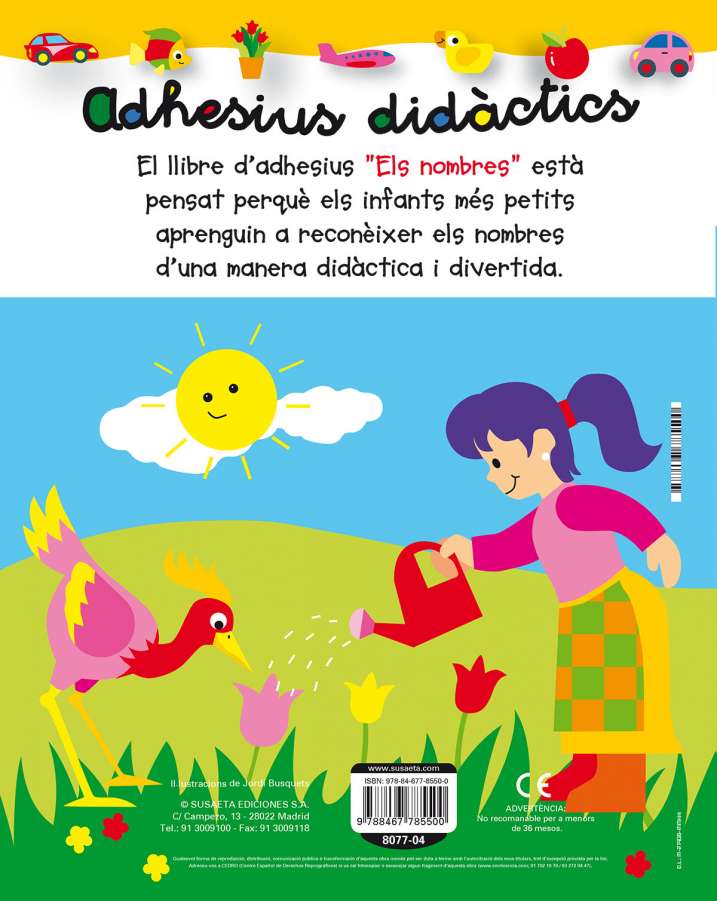 Els nombres adhesius didàctics