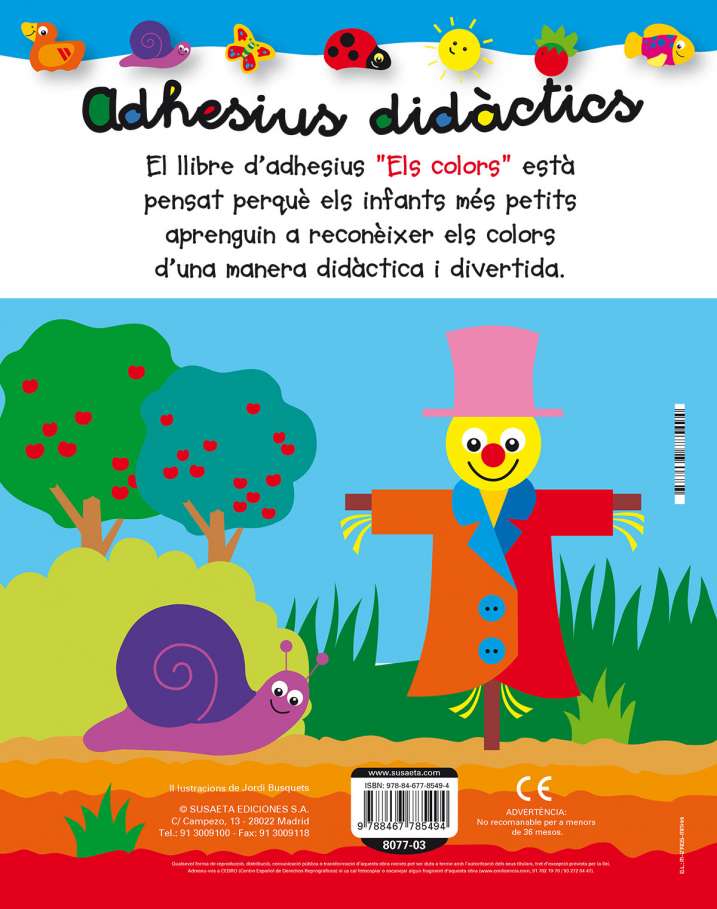 Els colors adhesius didàctics