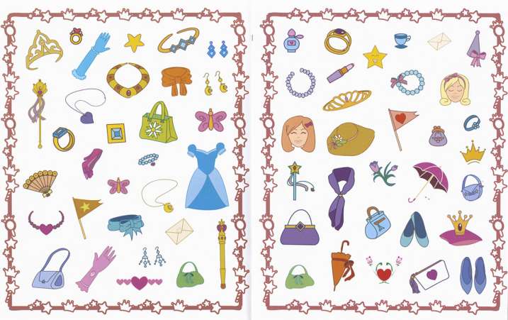 Princesas 250 pegatinas