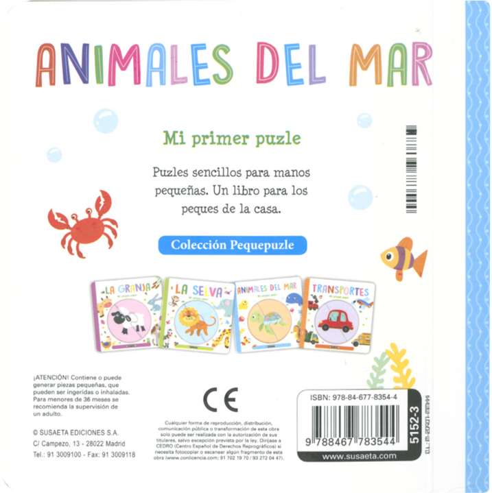 Animales del mar