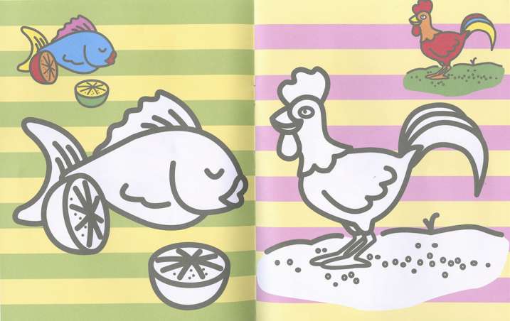 Colorea con lápices