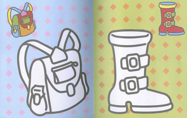 Colorea con lápices