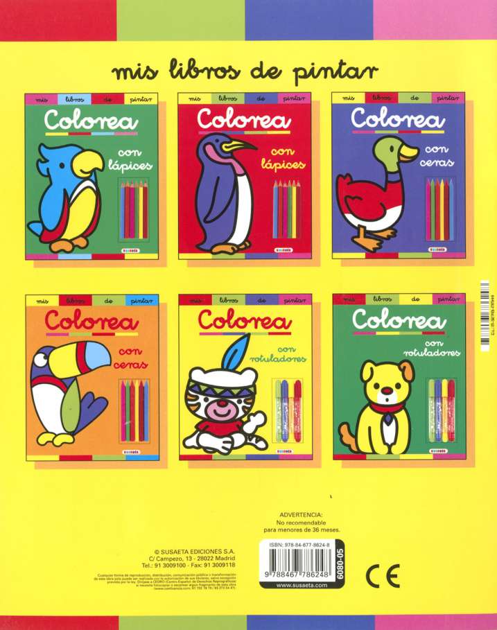 Colorea con rotuladores