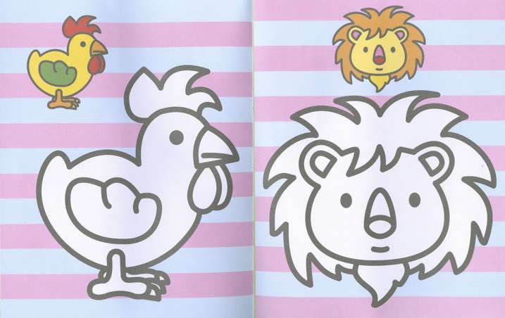 Colorea con rotuladores