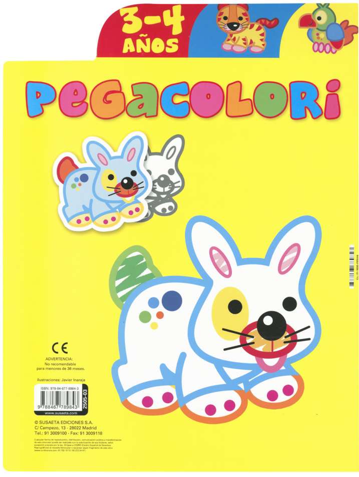 Pegacolori 3-4 años