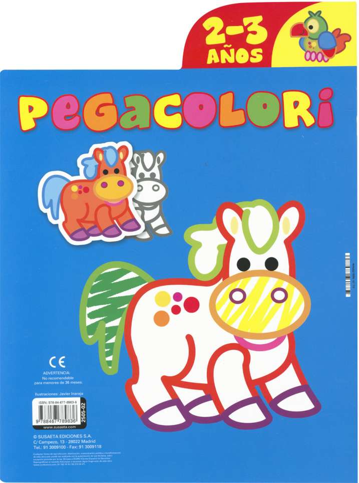 Pegacolori 2-3 años