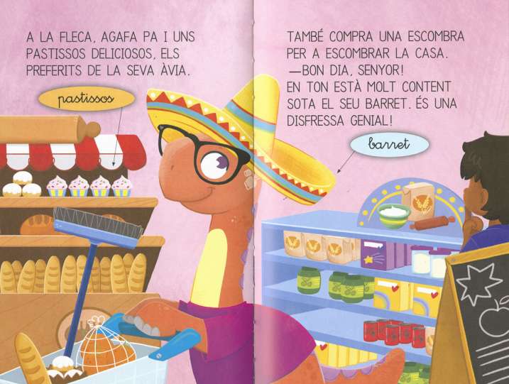 Un dinosaure al supermercat