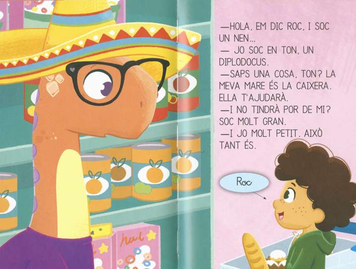 Un dinosaure al supermercat