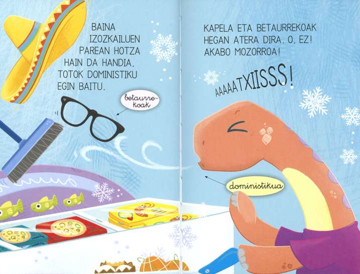 Dinosauro bat supermerkatuan