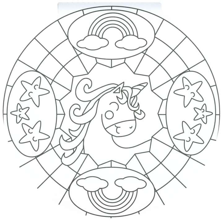 Mandalas de unicornios