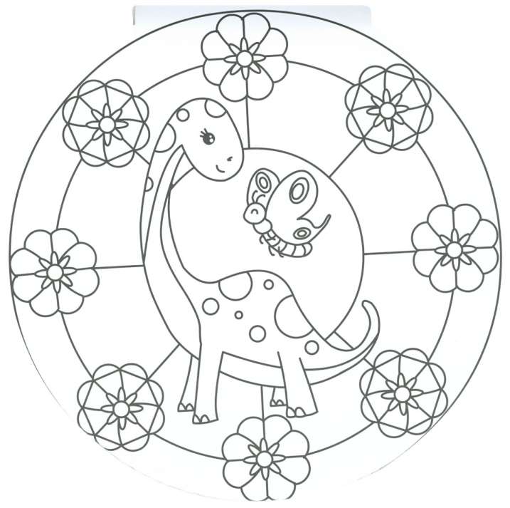 Mandalas de dinosaurios