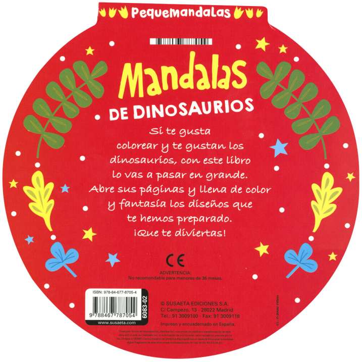 Mandalas de dinosaurios