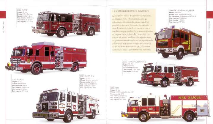 Vehículos de bomberos