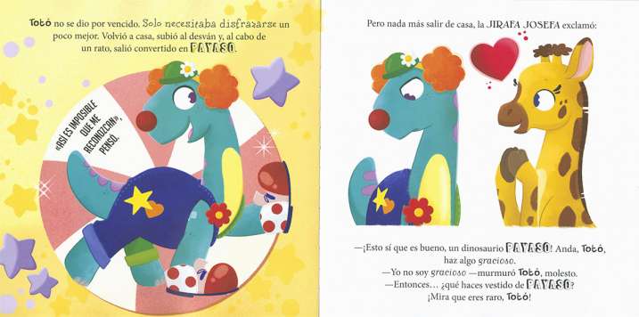 El dinosaurio Totó se disfraza