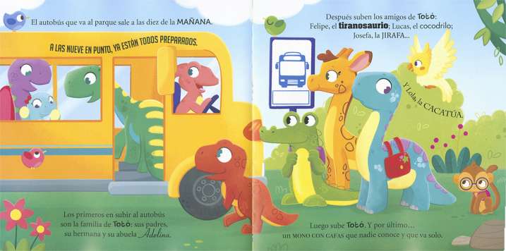 El dinosaurio Totó en el...