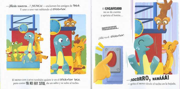 El dinosaurio Totó en el...