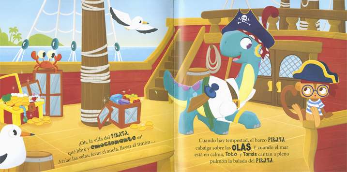 El dinosaurio Totó quiere...