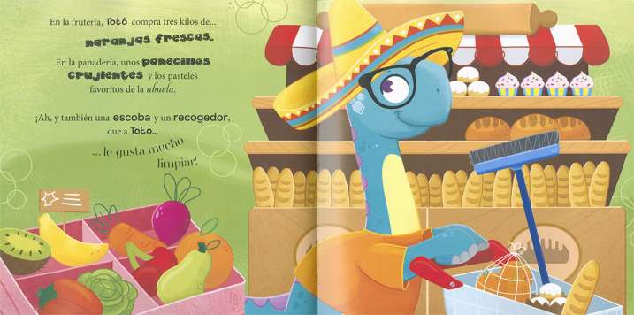 El dinosaurio Totó en el...