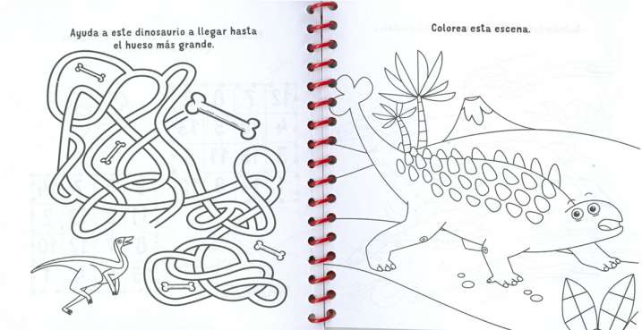 Dinosaurios para colorear