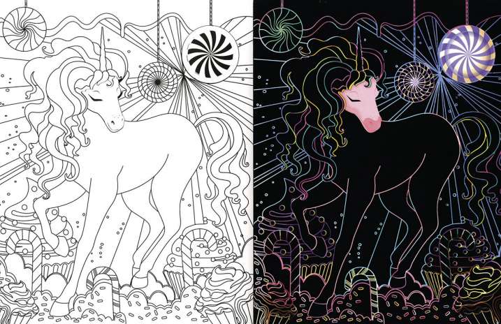 Unicorns. Dibuixos per a...