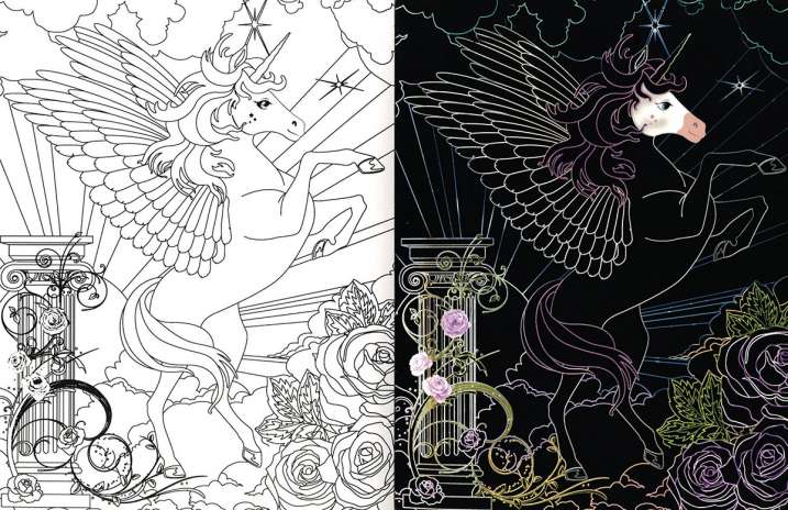 Unicorns. Dibuixos per a...